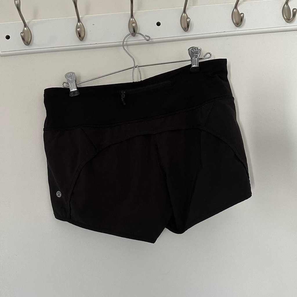 Lululemon Black Speed Shorts